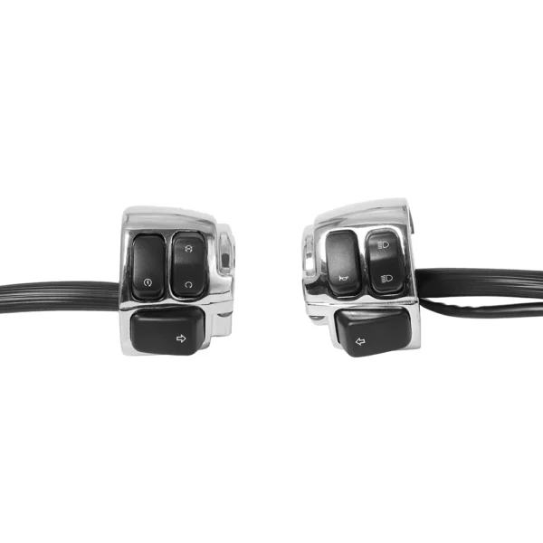 my-11134207-7qula-liwmvazby43qe1.webp Random 25mm Harley Handlebar Control Switch L7cm W5.5cm H7.2cm