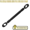 Random Universal Motorcycle Handlebar Cross Bar