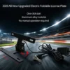 Electric Folding License Plate Holder
